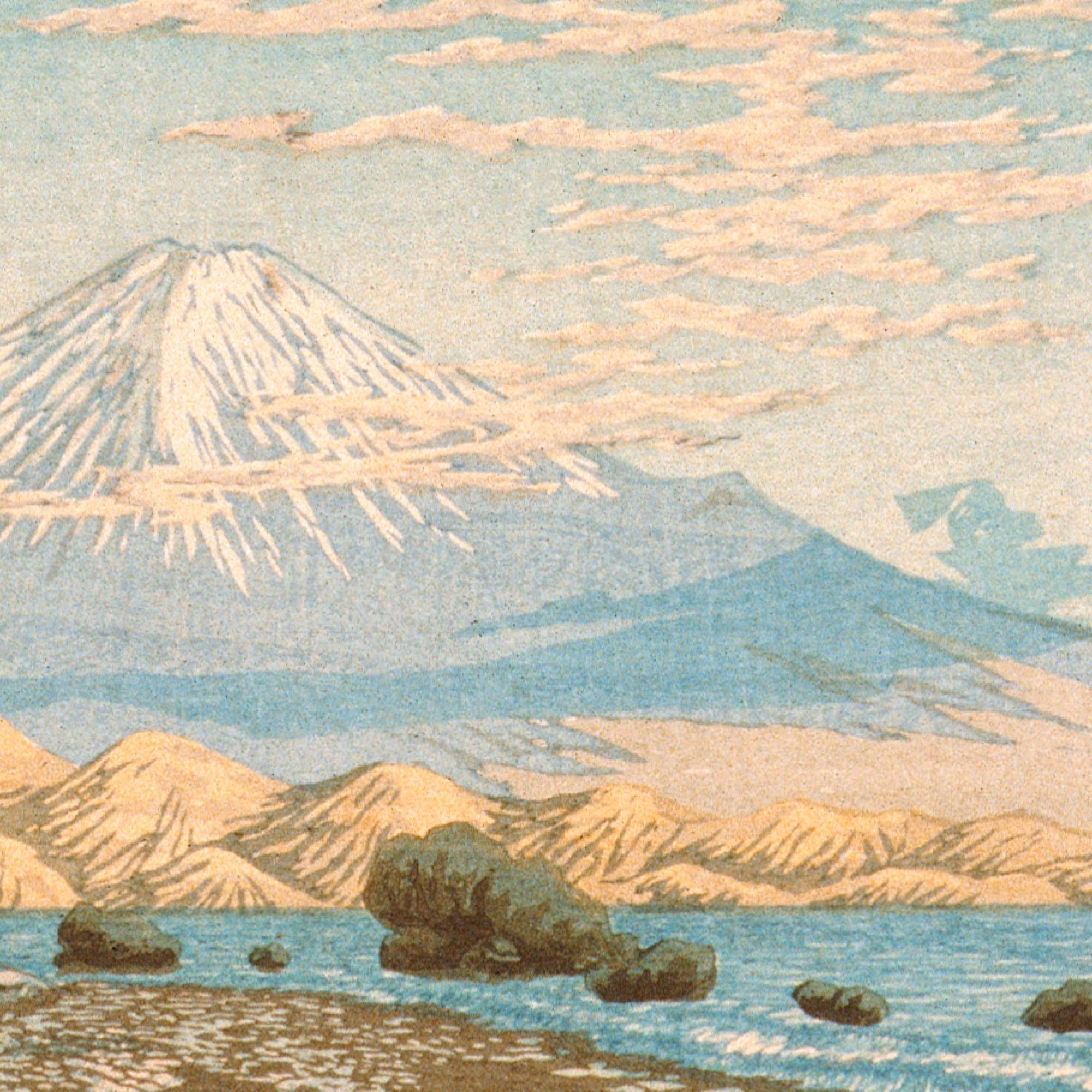 Mount Fuji From Satta, Sketched At 9 A.M. In Mid-January