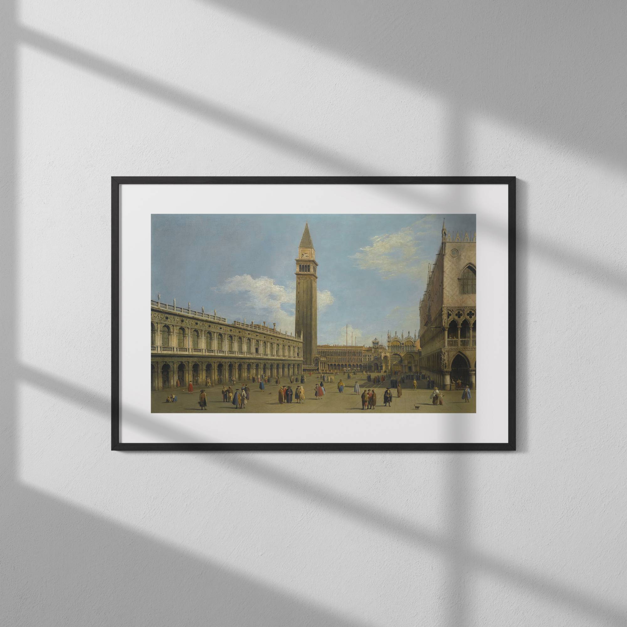 Venice, A View Of The Piazzetta Looking North