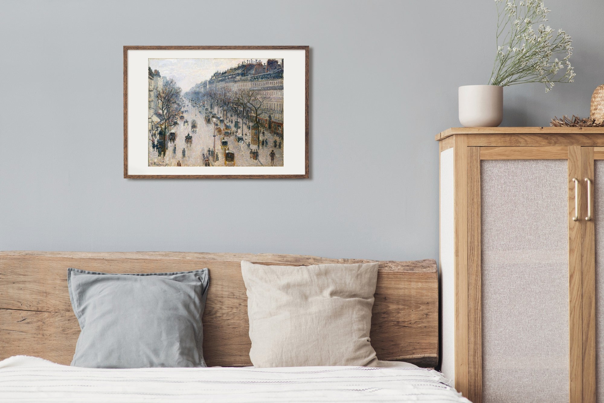 The Boulevard Montmartre on a Winter Morning